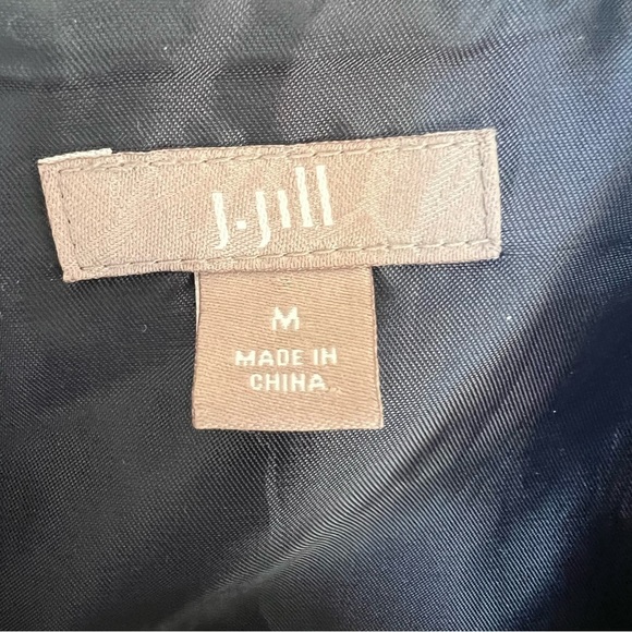 J. Jill Blazer Women’s‎ Medium Jacket Tweed Speckled Button Up 3/4 Sleeves Lined - Picture 4 of 6